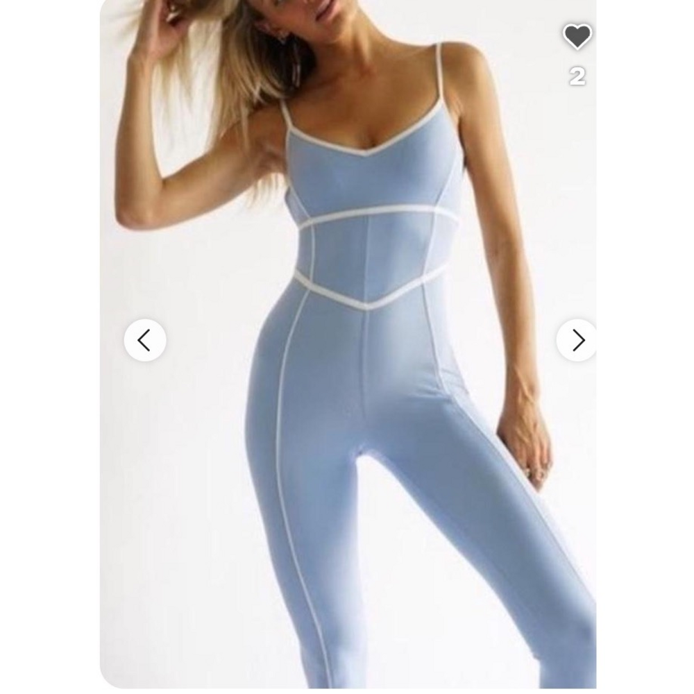 YLLW THE LABEL Blue Pant Onsie - Picture 2 of 6